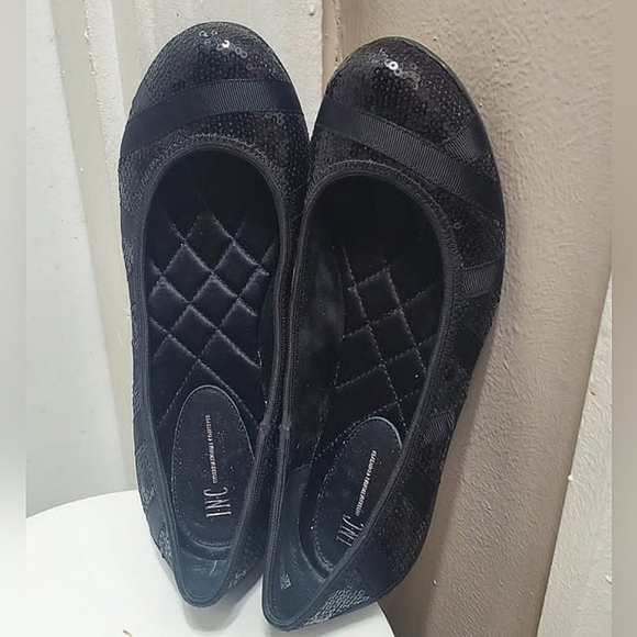 ICN International Concepts Sequence Black Flat Ballet Shoes 🌴 - Picture 3 of 8